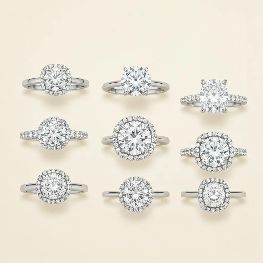 Elegant Ring Settings Showcasing How They Enhance Unique Diamond Shapes