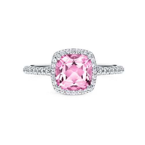 Simulated Pink Diamond Ring | Atlanta Diamond Design