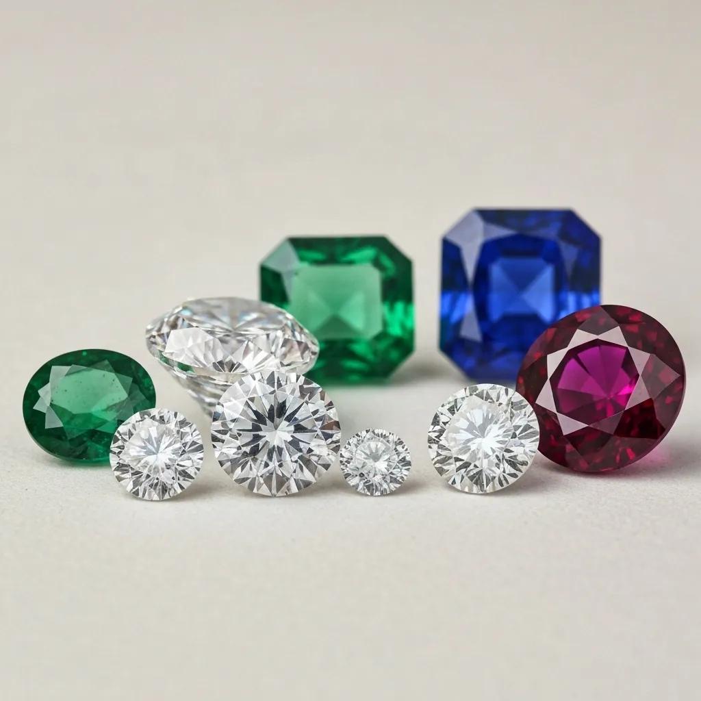 Comparison of Lab grown Diamonds and Traditional Gemstones Highlighting Cost effectiveness