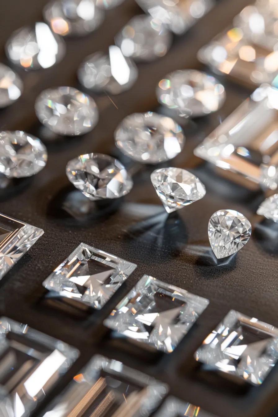 a Visual Guide to Gia Diamond Clarity Grades Displaying Various Diamonds