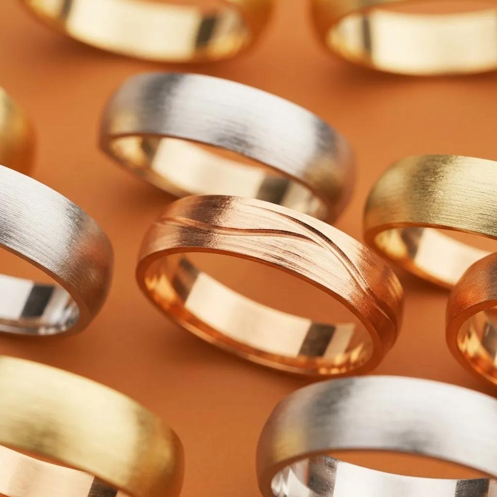 3ba78541-e8d7-4394-8bbe-8d7383aa5815.jpg - Australian Diamond Company Close Up Image of Engraved Rose Gold Wedding Band
