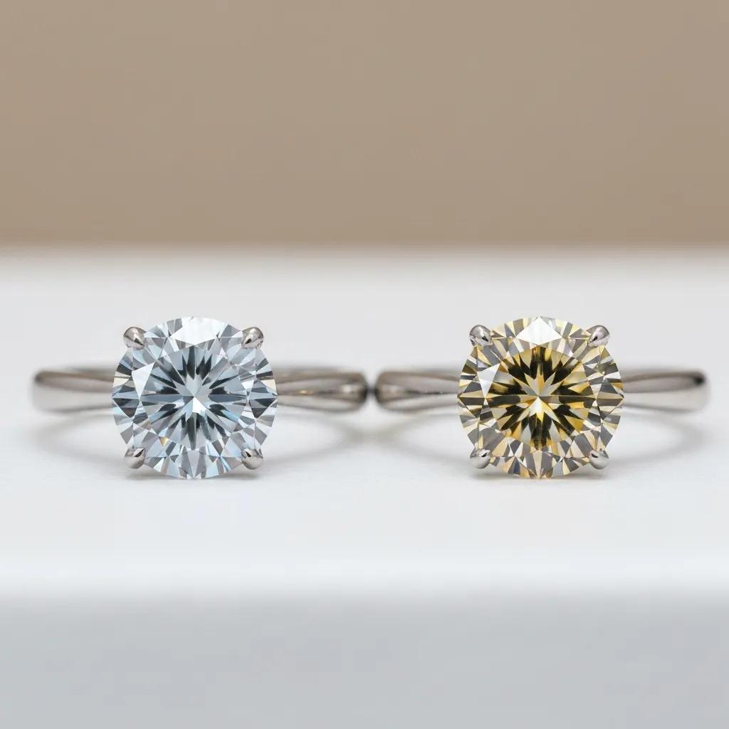407239a1-4503-4480-b3a7-7b91aa650bef.jpg - Australian Diamond Company Comparison of Lab grown and Natural Diamonds in Elegant Ring Settings