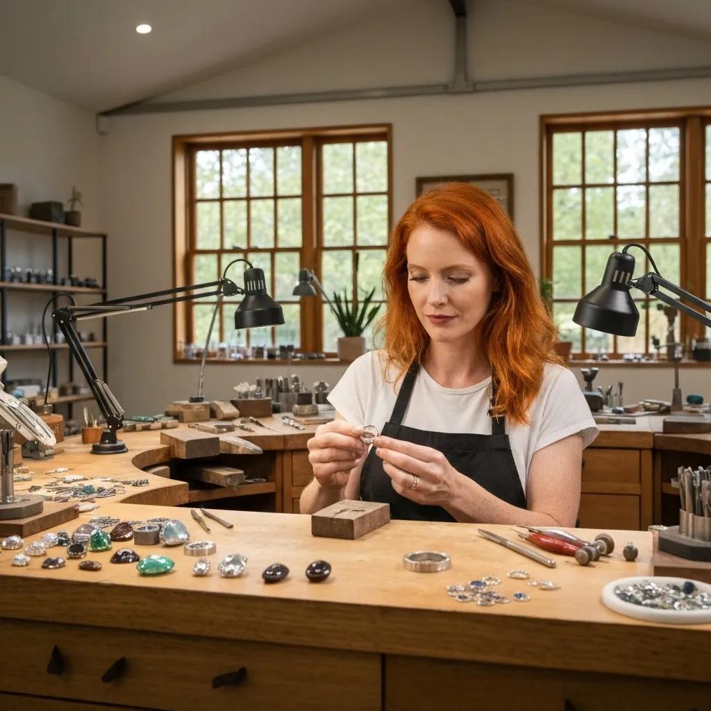 4310e15a-f068-4ad6-b41a-bd651852e8ef.jpg - Australian Diamond Company Local Jeweller Crafting a Custom Engagement Ring with Ethically Sourced Materials in a Melbourne Workshop