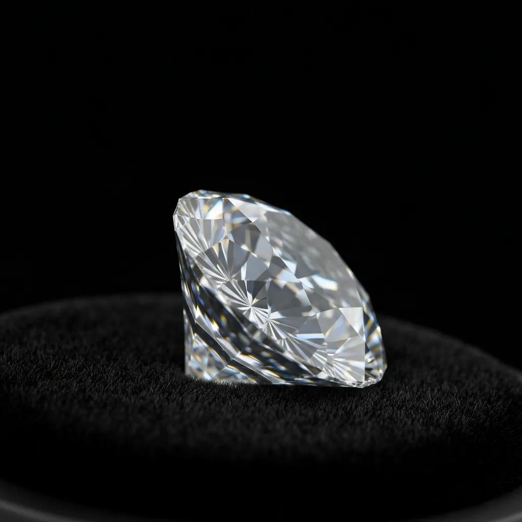 4e92cc25-084c-4c2f-b5fd-557cfa10bf5f.jpg - Australian Diamond Company a White Round Blilliant Cut Diamond on Black Velvet