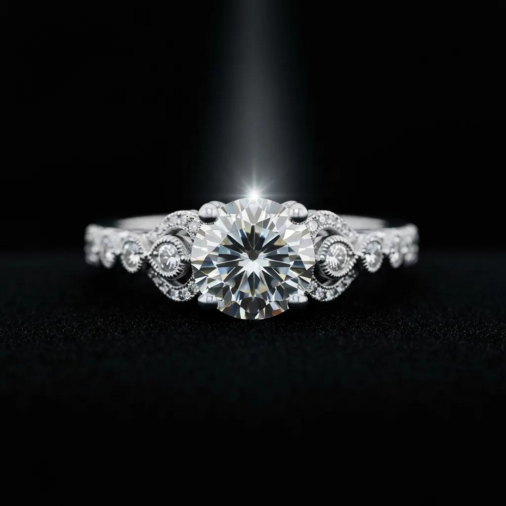 59dba189-4141-49ab-ae8c-29be7c52eede.jpg - Australian Diamond Company Stunning Diamond Engagement Ring with Round Brilliant Cut Showcasing Brilliance and Elegance