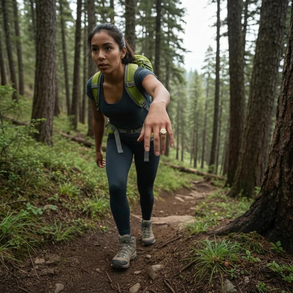 7c98c081-28a8-44e2-b078-865d9fb2a26a.jpg - Australian Diamond Company Active Woman Wearing a Durable Engagement Ring During Outdoor Activities Showcasing Its Suitability for an Active Lifestyle