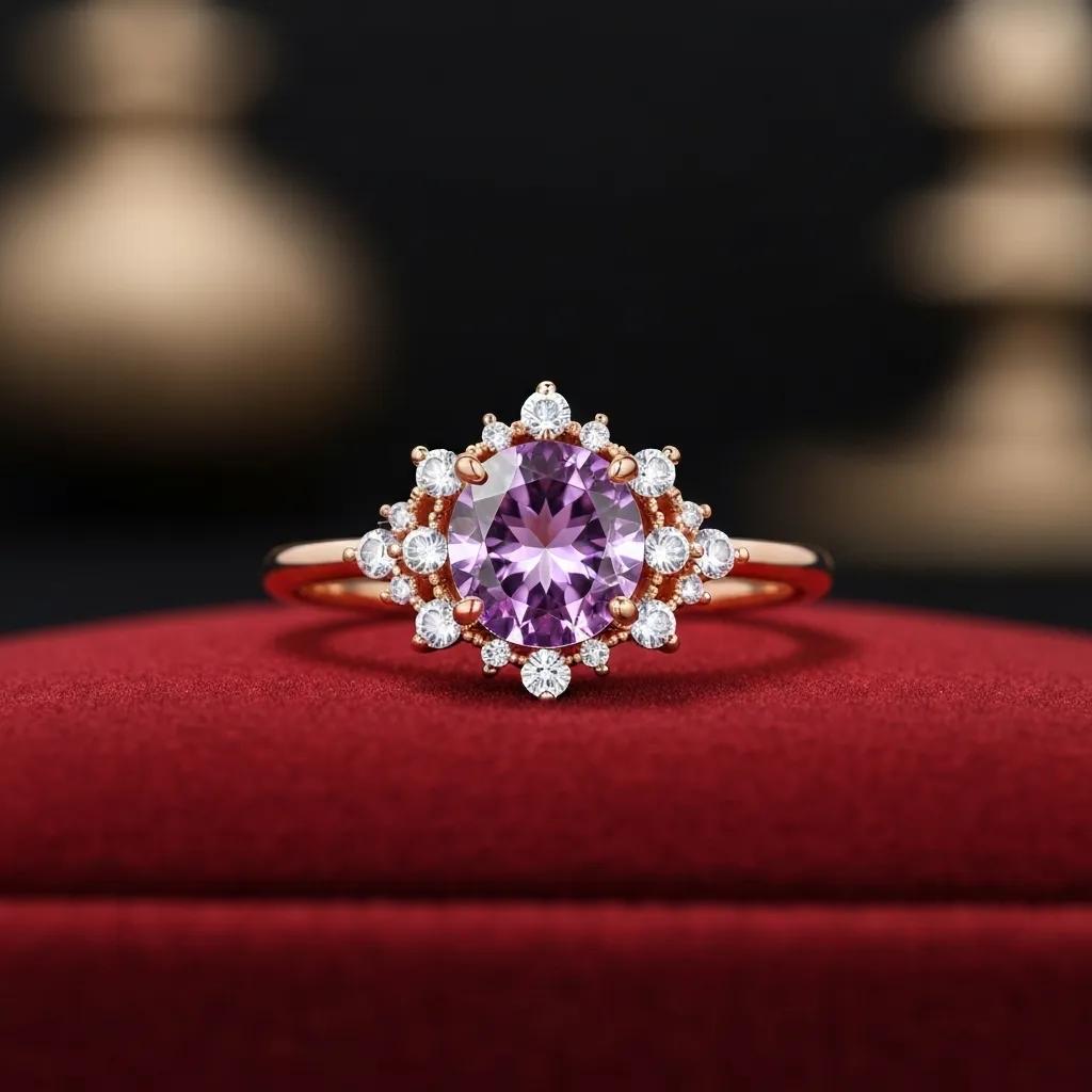86633a9e-6be7-4068-b794-ecd89f2550aa.jpg - Australian Diamond Company Stunning Gemstone Engagement Ring with Morganite in Rose Gold Setting Symbolizing Love and Commitment