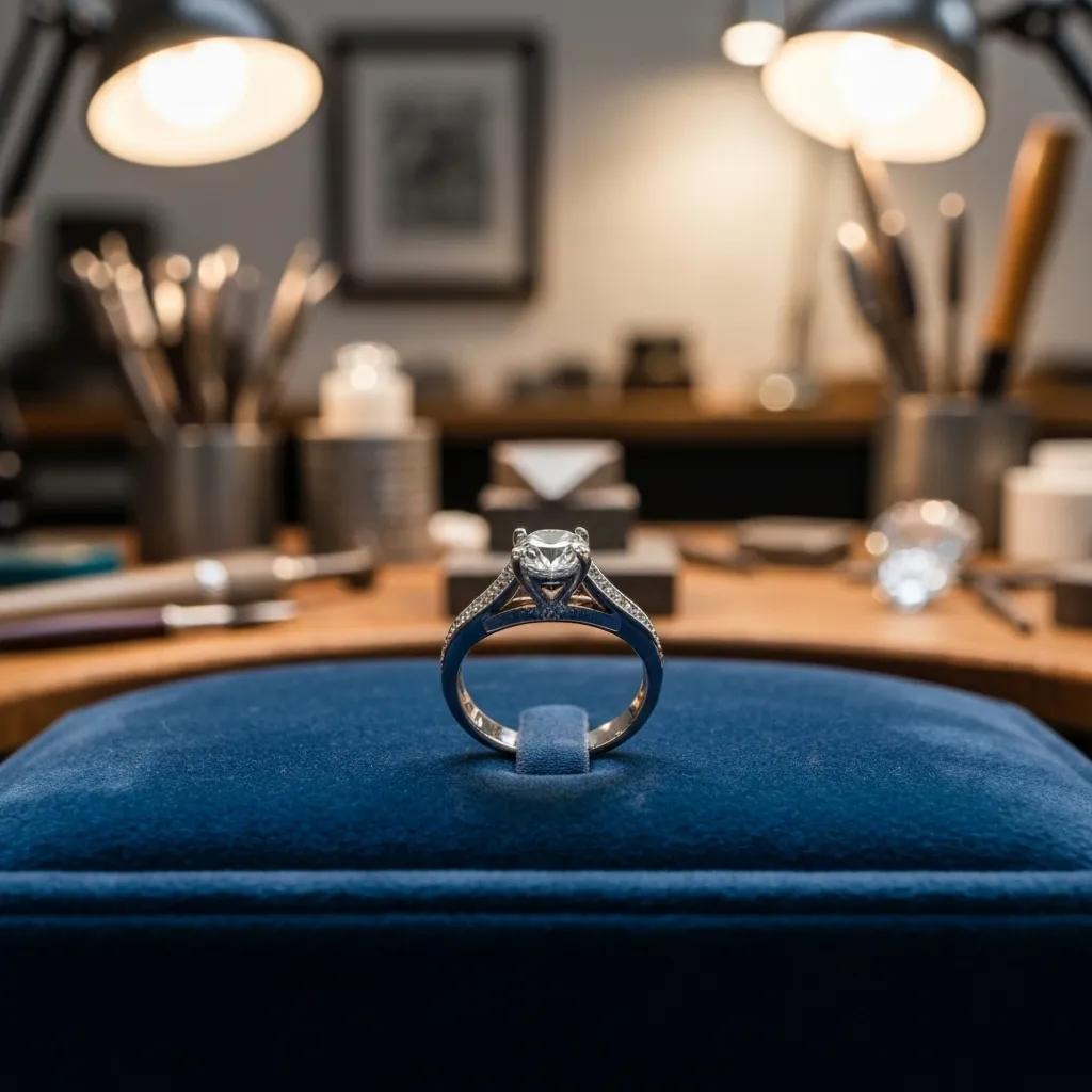 97e5b18c-2308-4ead-86aa-e97dba8145a8.jpg - Australian Diamond Company Bespoke Engagement Ring Showcasing Intricate Design and Craftsmanship