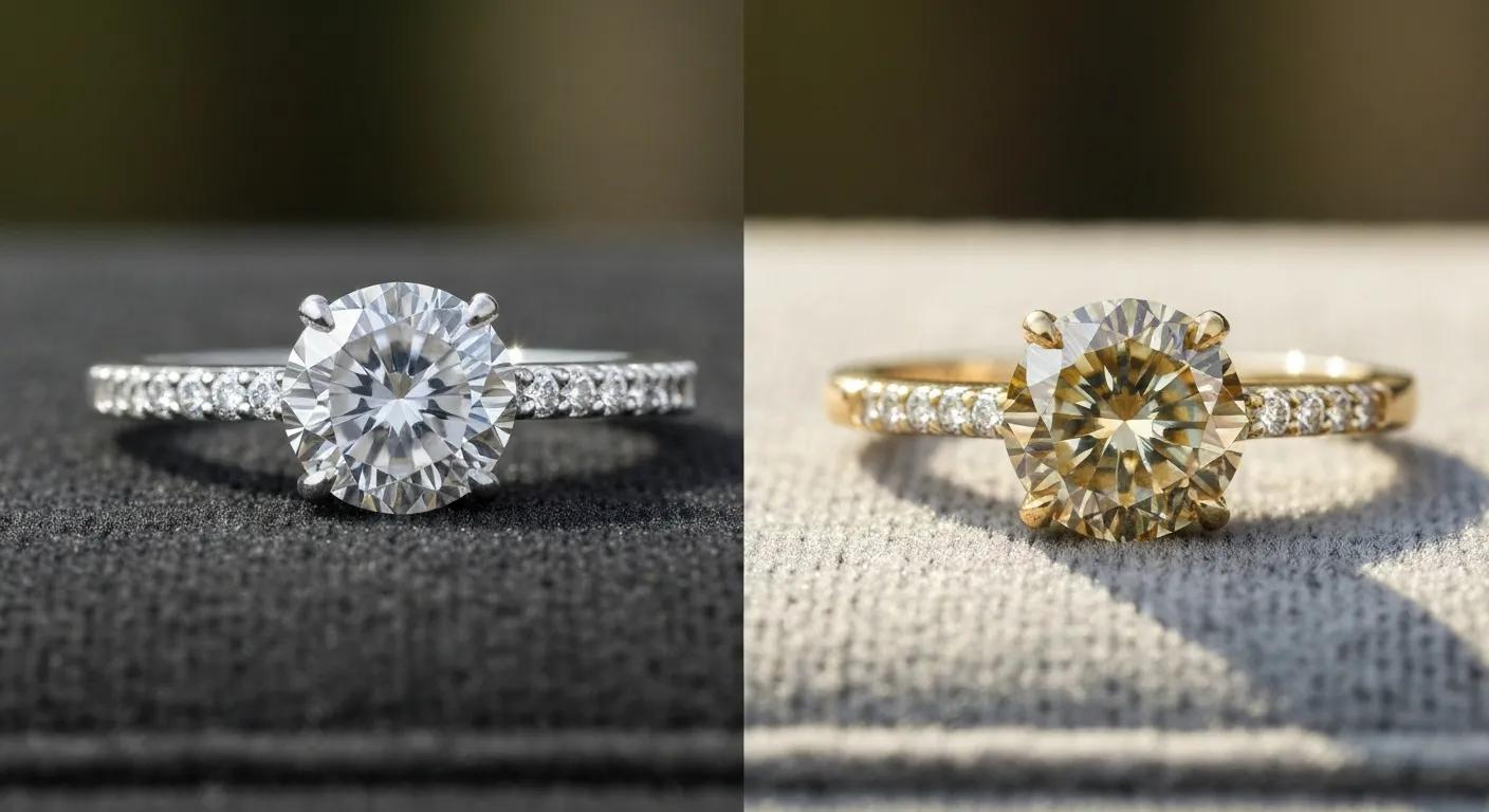 Comparison of Lab grown and Natural Diamonds in Engagement Rings