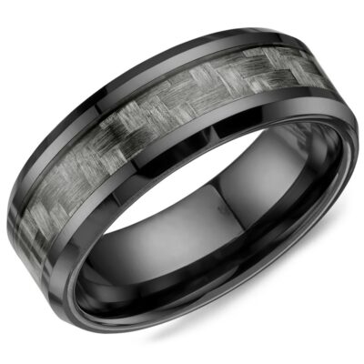 Theseus men’s wedding band inspired by Greek legend with refined detailing and powerful design