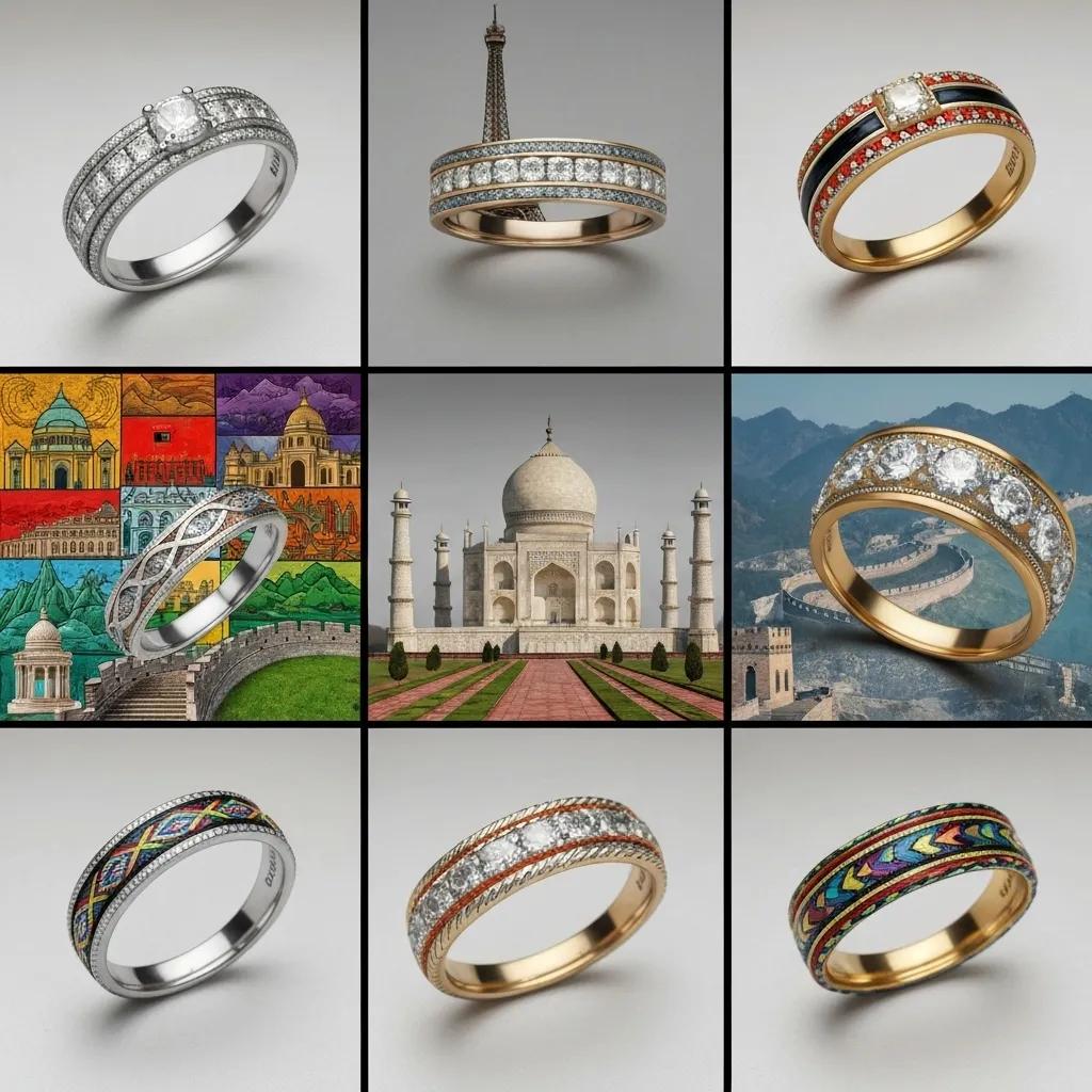 Cultural Representations of Eternity Bands from Various Traditions Highlighting Their Unique Meanings and Significance