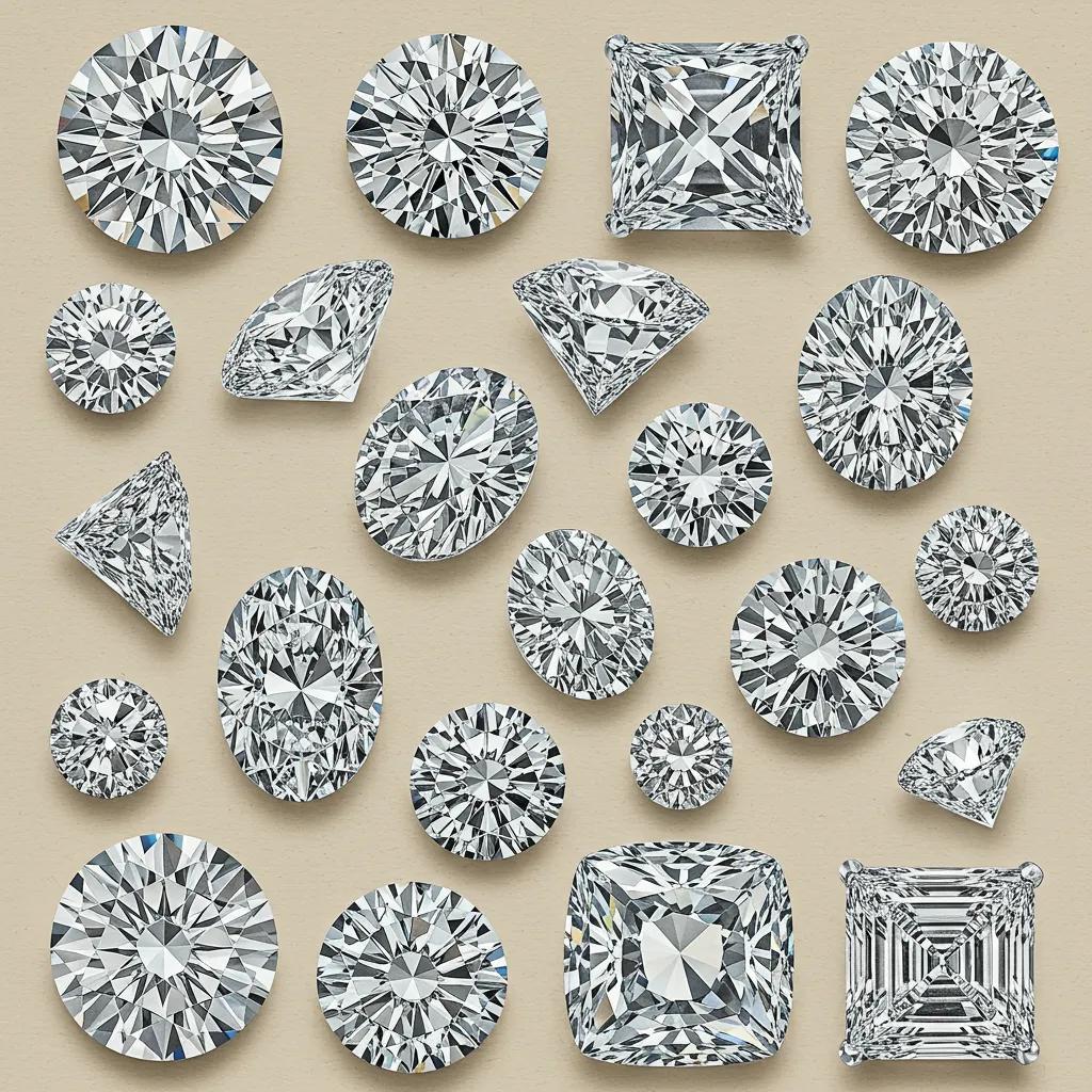 collage-of-different-diamond-cuts-including-round-princess-oval-and-cushion-showcasing-their-unique-characteristics-ba71d6d4-78d2-4cf8-a2c3-db1d1898dbe4jpg - Australian Diamond Company a Visual Compilation Showcasing Various Diamond Cuts Including Round Princess Oval and Cushion Highlighting Their Distinct Features and Appeal