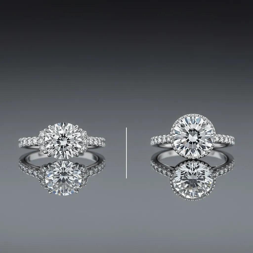 comparison-of-natural-and-lab-grown-round-diamonds-highlighting-their-visual-similarities-f0e66baa-626d-40ee-927b-2924c37dc180jpg - Australian Diamond Company Comparison of Natural and Lab grown Round Diamonds Highlighting Their Visual Similarities