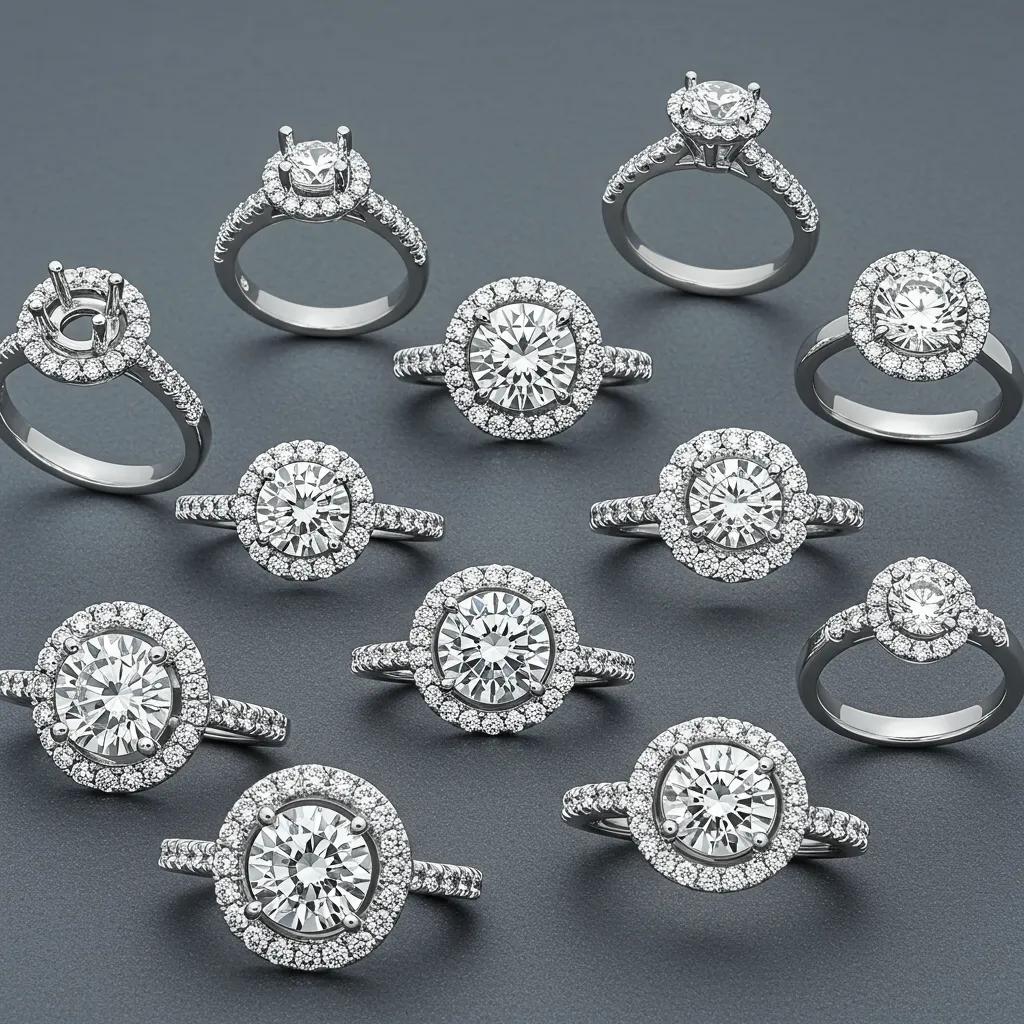 different-diamond-ring-settings-including-solitaire-halo-pave-and-bezel-showcasing-their-unique-styles-and-benefits-6c5f547b-fc7a-484f-a993-4535102ce0dawebp - Australian Diamond Company a Display of Various Diamond Ring Settings Including Solitaire Halo Pavé and Bezel Highlighting Their Distinct Styles and Advantages