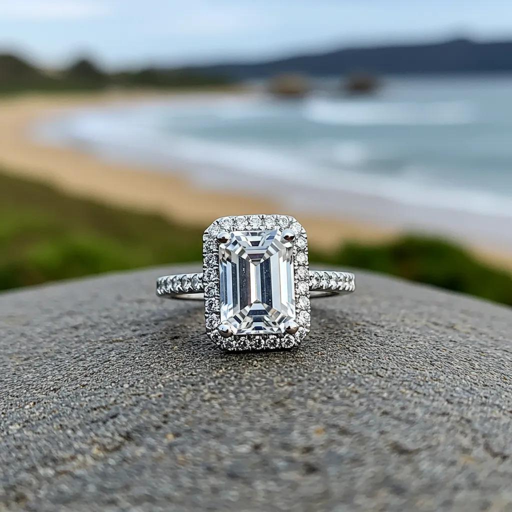 emerald-cut-engagement-ring-in-natural-australian-setting-symbolizing-elegance-7cb4a9ff-a755-49b7-8581-672280896efdjpg - Australian Diamond Company Emerald Cut Engagement Ring in Natural Australian Setting Symbolizing Elegance