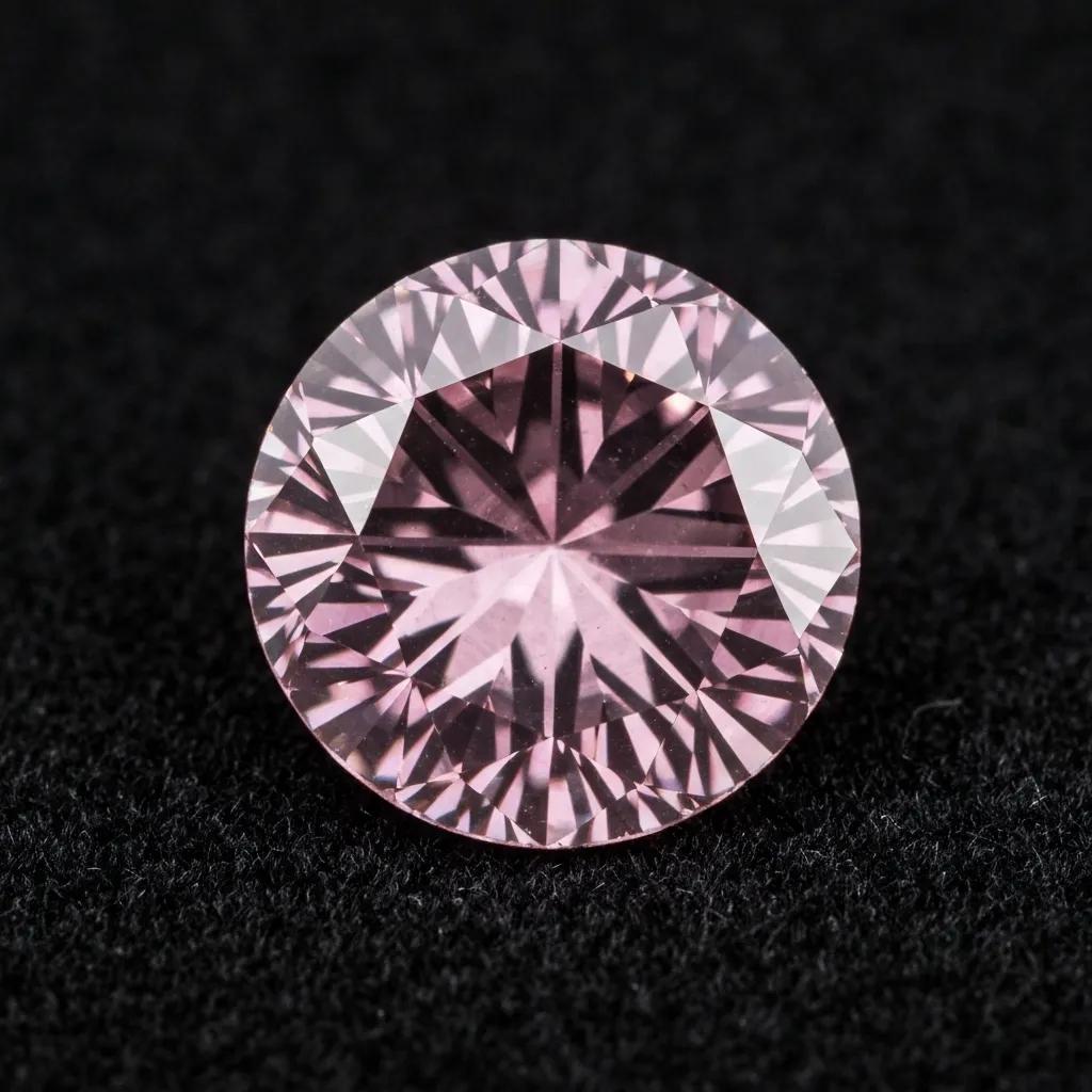 a Round Pink Diamond