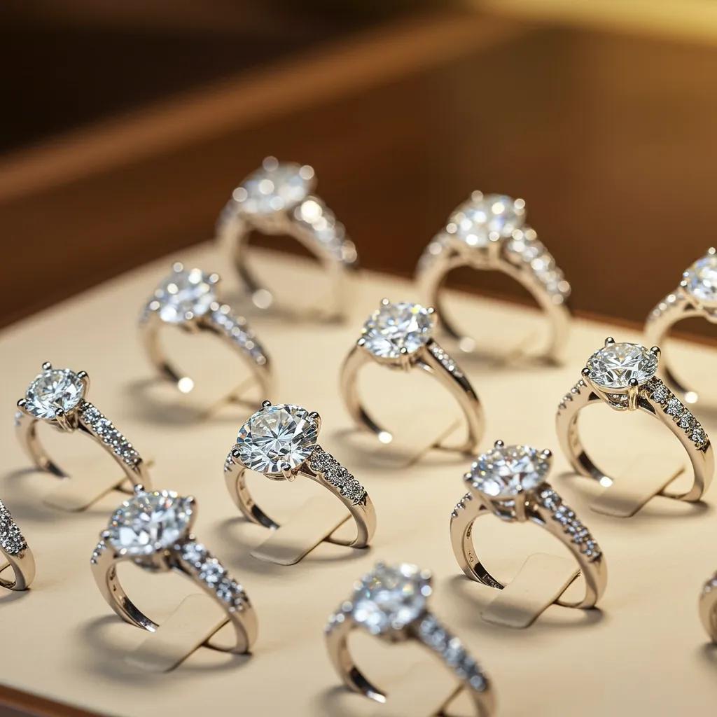 various-diamond-rings-showcasing-different-styles-and-cuts-emphasizing-elegance-and-sparkle-6946d8d9-90cd-4acb-91ad-9a34d6f6d5f9webp - Australian Diamond Company a Curated Selection of Diamond Rings Showcasing Diverse Styles and Cuts Highlighting Their Elegance and Brilliance